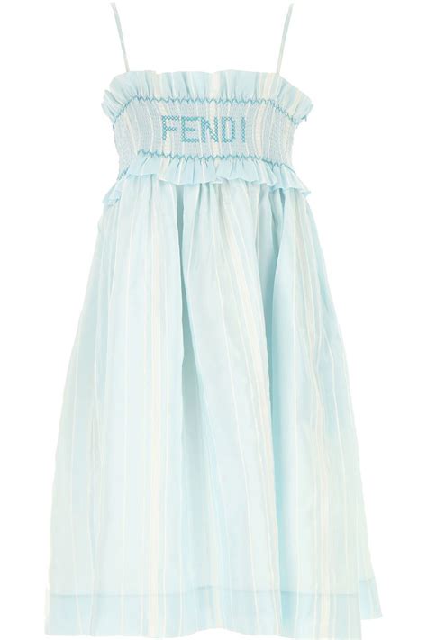 fendi dress spagetti strap|Fendi kids dresses.